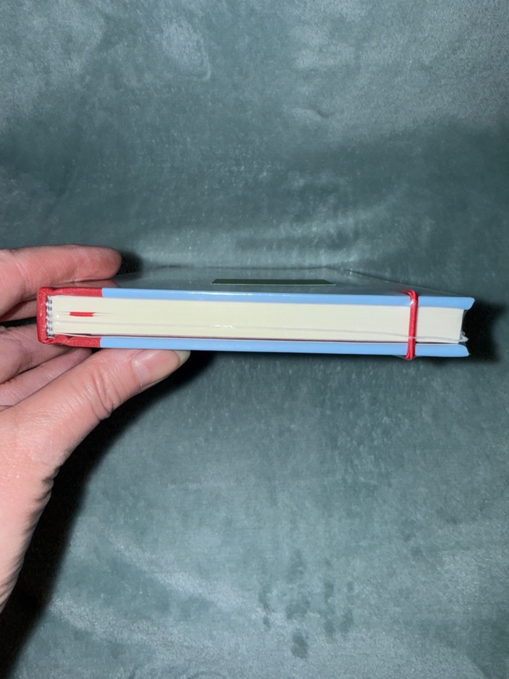 kate spade Light Blue Hardcover Journal with Red 'j' Accent - Picture 5 of 9